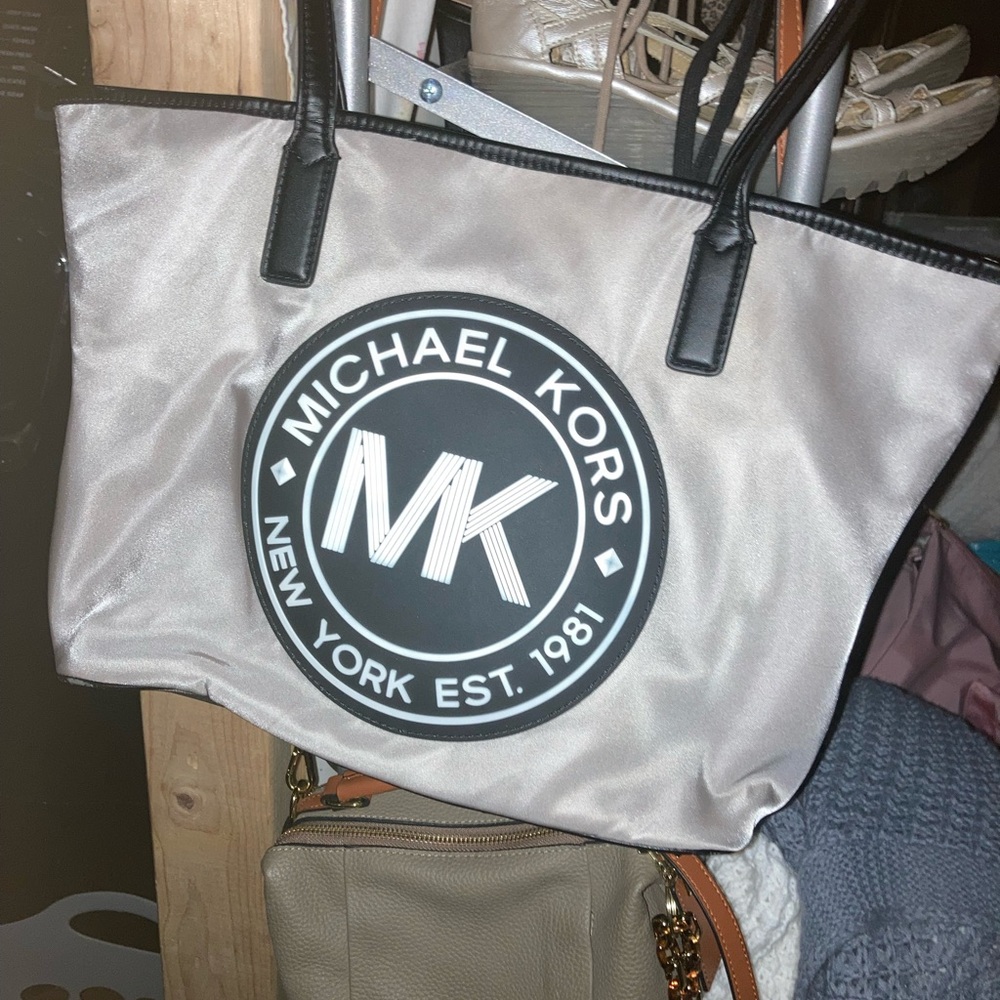 Michael Kors Black Quilted Interior Bag
